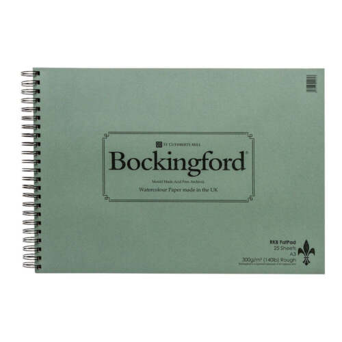 Bockingford Spiral Fat Pad 300gsm 25 Sheets - Picture 1 of 4