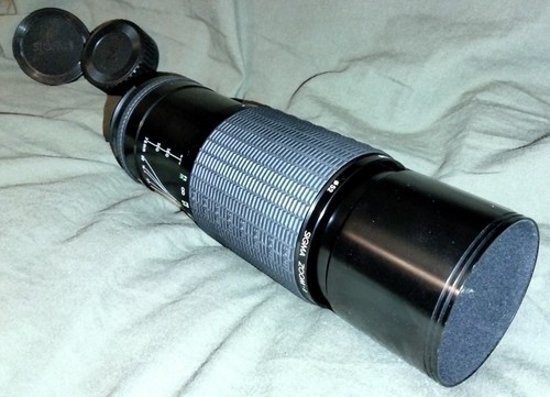 Sigma 75-250mm F4 F5 MC Lens Nikon Mount Built In Hood w/ Case Caps Japan Manual - Picture 7 of 18