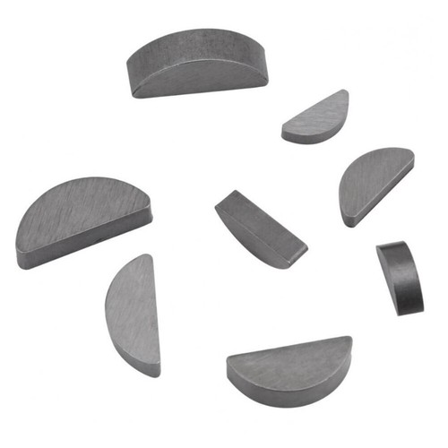 80Pcs Stainless Steel Key Assortment Set Half Moon Shaft Drive Fasteners (8Size) - Picture 5 of 5