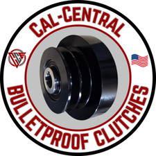 New Heavy Duty Saw Mill 1 1/8" Centrifugal Clutch Double pulley 5/8" V Belt