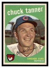1959  Topps Baseball #234b Chuck Tanner     126E-01