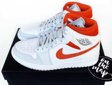 air jordan 1 mid trainers white starfish pure platinum