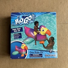 H2O GO Dandy Dodo Ride On Inflatable Pool Float For Kids Ages 3+ By Bestway