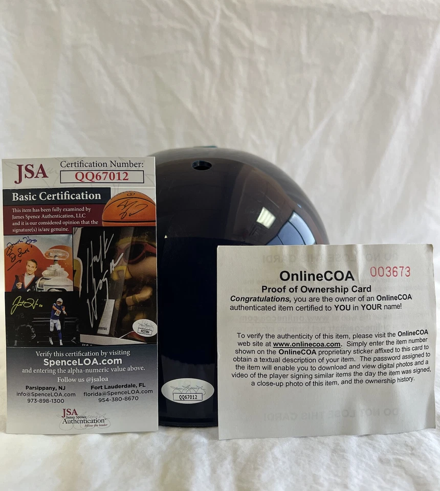 Paul L. D. Blair Baltimore Orioles Signed Auto Full Sz Helmet 2xAll-Star JSA COA - Image 3 of 4