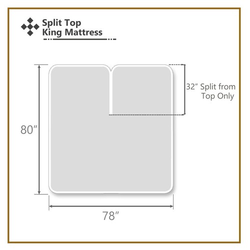 Top Split King Brushed Microfiber Sheets Set for Adjustable Flex Head Beds - Picture 3 of 12