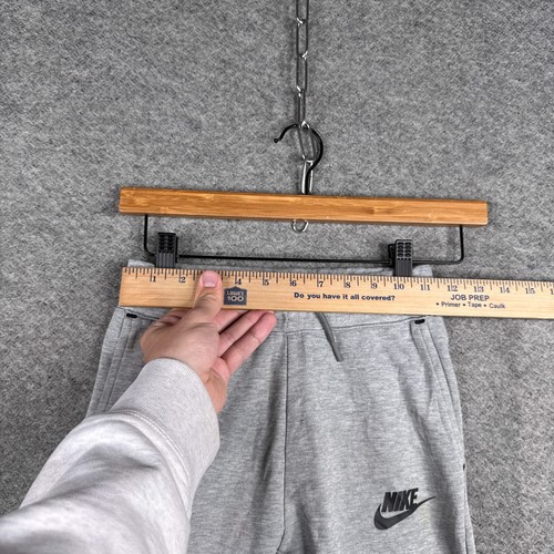 Nike Tech Fleece Sweatpants Youth XS Grey Joggers Athletic Drawstring - Picture 6 of 12