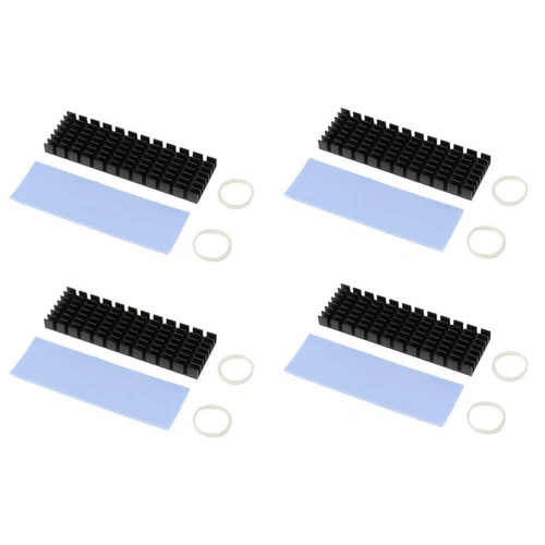 4x Aluminium Kühlkörper Thermal Pad Für N80 NVME M.2 NGFF 2280 PCIE SSD