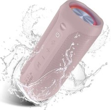 IPX7 Waterproof portable bluetooth speaker-Wireless.20 Hours Playtime.RGB Lights