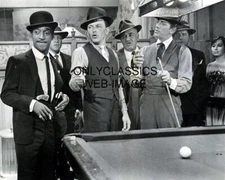 THE RAT PACK FRANK SINATRA, SAMMY DAVIS, DEAN MARTIN BILLIARDS POOL 8.5X11 PHOTO