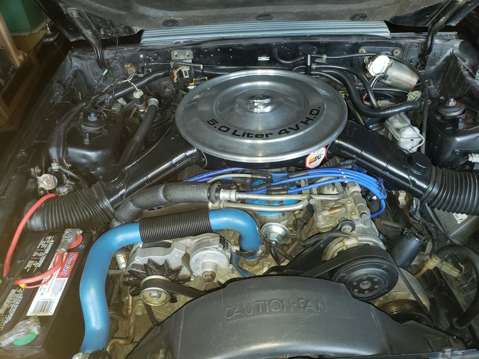 Ford Mustang 1985 cable de batería negativo E0zz14301 carburado Fox ¡venta! Foto 3 de 4