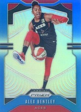 2020 Panini WNBA Prizm Debut ALEX BENTLEY #38 BLUE PRIZM /149 ACES