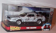 Back To The Future Delorean Time Machine Frosted 1:32 Jada 34785 New in Box