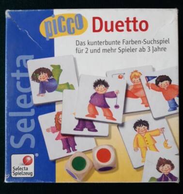 Spiel Lernspiel Picco Duetto von Selecta *** Guter Zustand *** 100% Komplett