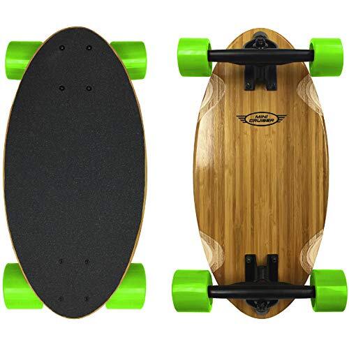 Mini Cruiser Wood Longboard Style Lightweight Skateboard&ndash;B