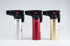 3x (Original) Eagle Jet Torch Gun Adjustable Flame Refillable Lighters Metallic 