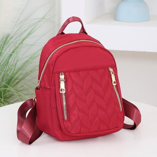 Nylon Backpack Solid Color Casual Backpack New Ladies Bag Women eBay