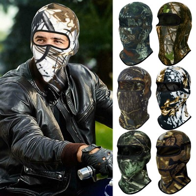 Winter Fleece Balaclava for Cold Weather Hunting Ski Face Mask Neck Warmer Hood