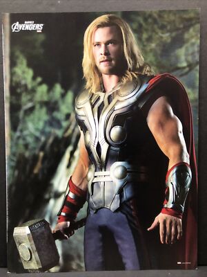 The Avengers Thor Marvel Movie Comic Poster Print 12x16 Chris
