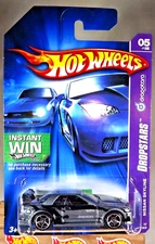 2006 Hot Wheels #60 Dropstars 5/5 NISSAN SKYLINE Gray w/Chrome OH5 Spokes