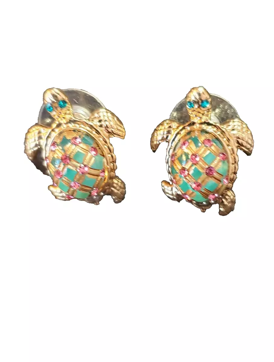 Betsey johnson turtle earrings clearance