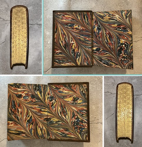 The Pilgrim's Progress John Bunyan c1850 Henry G Bohn Embodsed Leather Gauffered - Bild 12 von 23