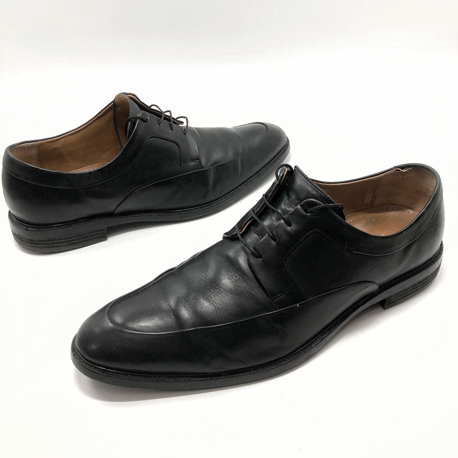 SAOLA Grembiule Cole Haan Grand OS taglia 14M in pelle nera con punta