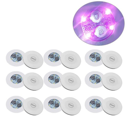 PAQUETE DE 20 bebidas de montaña rusa iluminación LED para botella taza de vidrio barra luces de fiesta - Imagen 16 de 17