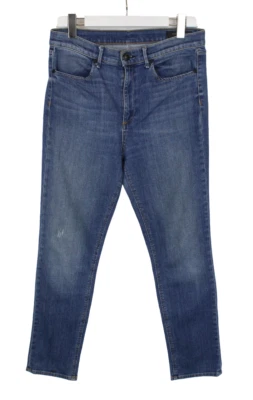 rag & bone Damen Jeans W30 Tapered Stretch Blau Zip Faded Distressed Denim - Bild 1 von 4