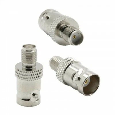 2x Baofeng UV5R Ham Radio SMA TO BNC Antenna Adaptor UK Seller