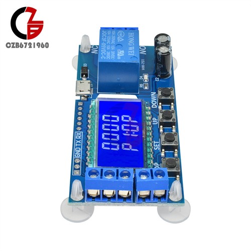 6-30V Micro USB Relay Module Delay Trigger Cycle Timer Time Circuit LCD display - Picture 14 of 35