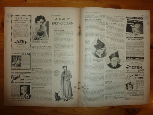 PICTURE SHOW Vol 34 No 882 28TH MAR 1936 MARGARET SULLAVAN RANDOLPH SCOTT COVER - Picture 11 of 12
