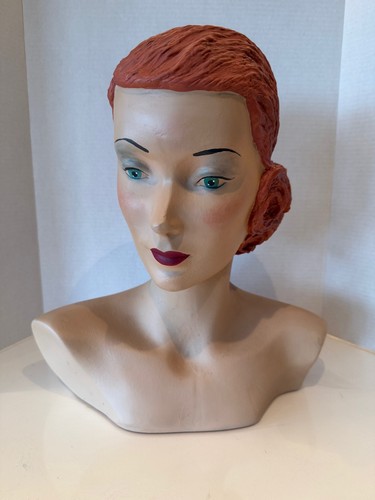 Mannequin Head by Marge Crunkleton dated 2006 - Jane Mold 5-E