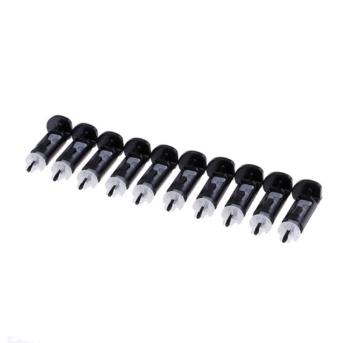 10Pcs 775 CPU heatsink mount pin plastic push screw cooling fan mounting clip _j - Afbeelding 3 van 10