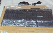 Wired Gaming Keyboard and Mouse Combo RGB LED Backlit 104 Keys PC Gamer Set