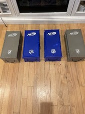 NERF N-Strike Elite Dart Gun Ammo Storage Foot Locker Blue Box Crate Rare HTF