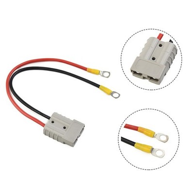 50A 12AWG Power Cable with Hydrolysis Resistant Insulation M8 Terminal