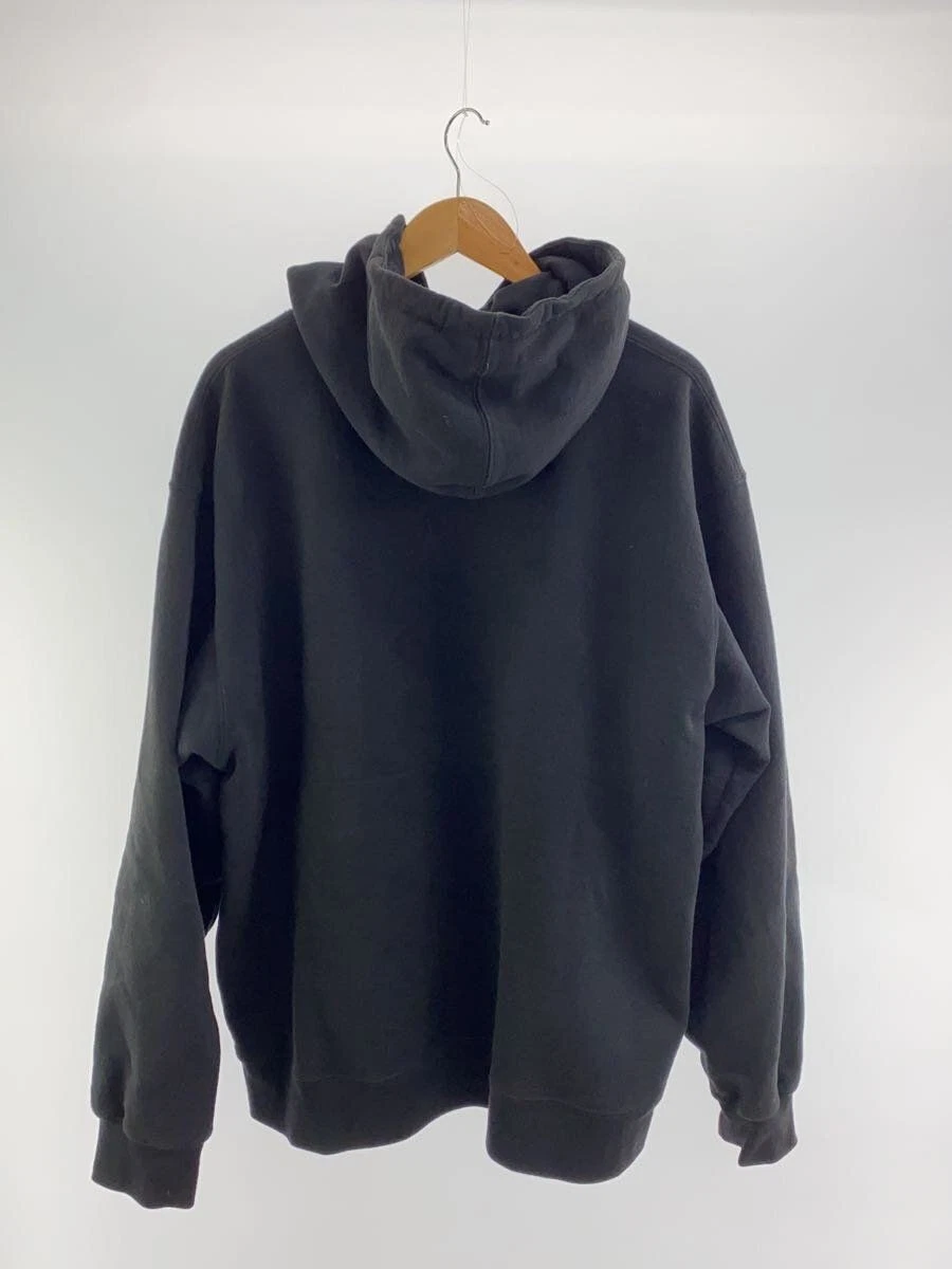 Felpa Supreme con cappuccio 22SS Burberry Box logo XL cotone nero usata