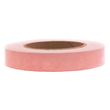 Roll Products Masking Tape, 1 in W x 60 yd L, 6 mil Thick, Pink, Rubber Adhesive