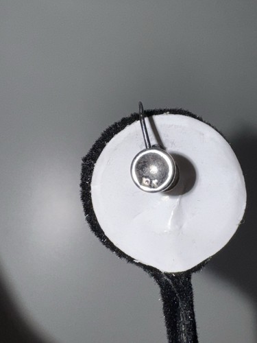 10K White Gold Vintage 7.5MM Pearl Screw Back Clip On Non Pierced Earrings - 第 6/7 張圖片