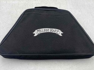 Trophy Music Co. Melody Brown Musical Instrument Lap Harp With Carrying Case