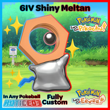 ✨ Shiny Meltan 6IV ✨ Pokemon Lets Go Pikachu & Eevee 🚀 Fast 🚀