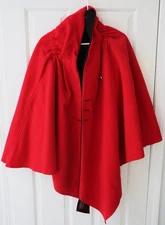 Iman Global Cape Shawl Poncho Reversible Red & Black PLUS Size New + Tags