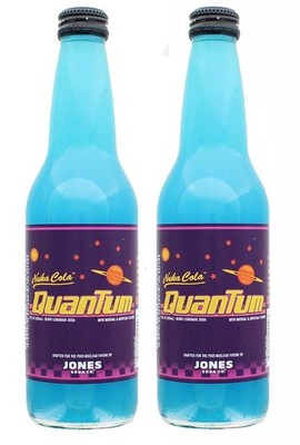 Nuka-Cola Quantum Berry Soda 12oz Bottles, Pack of 2 - Official Fallout Drink