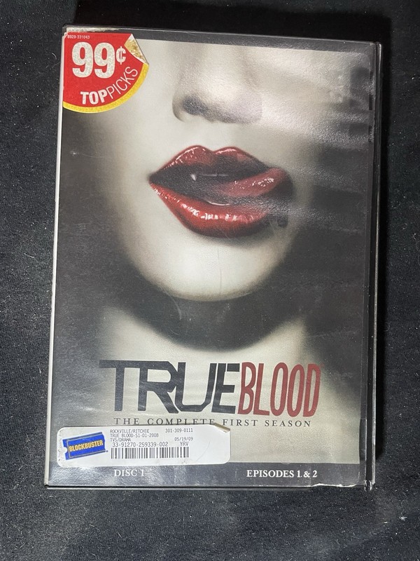 $1 DVD TRUE BLOOD SEASON 1 EPISODES 1&2 HBO VAMPIRE TV SOOKIE STACKHOUSE