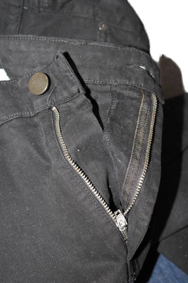 Брюки J Brand мужские на пуговицах с пятью карманами прямые штанины черные размер 38 - Изображение 4 из 4