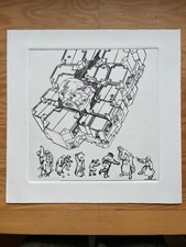 Eduardo Paolozzi Limited Edition ‘For Leonardo’ 1987, printers proof, etching