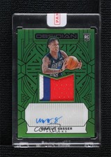 2023-24 Panini Obsidian Electric Etch Green Flood 11/20 Marcus Sasser Auto 12po