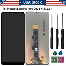 Replace LCD Dispay Touch Screen Digitizer For Motorola Moto G Pure 2021 XT2163-4
