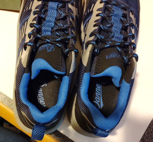 NUEVO Zapatos Danner para mujer talla 6 Run Time Work azul/negro punta comp 12379 - Imagen 3 de 9