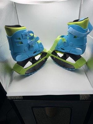 Madd Gear Unisex Kids Blue Adjustable  Boosters Bouncing Boots 5+ Size 3-6